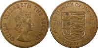 Jersey 1/12 Shilling JERSEY Elizabeth II Bronze 1966 Battle of Hasting KM# 26 (25 021) -