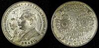 Brazil 2000 Reis BRAZIL Silver 1922 Independence Centennial 1 YEAR TYPE KM# 523 (143) -