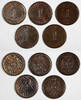 Germany 1 Pfennig Germany Empire Wilhelm II Copper LOT OF 5 COINS 1905-1912 UNC KM#10(6) -