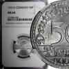 50 Pfennig 1921 Germany Germany, Weimar Republic 1921 A   NGC MS64 Berlin Mint KM# 27 (9) NGC MS64