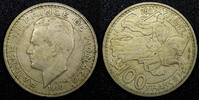100 Francs MONACO Copper-Nickel Rainier III 1950  Paris Mint KM# 133 (26 670) Uncertified