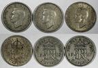 United Kingdom 6 Pence Great Britain George VI 1947-1948 KM# 862 RANDOM PICK (1 COIN) (27 003) -