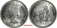 Australia 1954 Florin Australia Silver Royal Visit of Elizabeth II KM# 55 (20 200) -