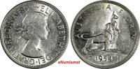 Australia 1954 Florin Australia Silver Royal Visit of Elizabeth II KM# 55 (20 201) -