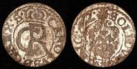Solidus LIVONIA Riga CARL XI of Sweden (1660-1697)Silver 1662  VF KM#55 (26 603) Uncertified