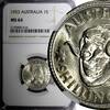 Australia 1 Shilling Australia Elizabeth II Silver 1953 Royal Mint NGC MS64 KM# 53 (016) -