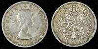 United Kingdom 6 Pence GREAT BRITAIN Elizabeth II 1956 KM# 903 (26 994) -