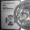 Germany 50 Pfennig Germany, Weimar Republic 1921 A NGC MS64 Berlin Mint KM# 27 (8) -