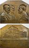 Austria Medal AUSTRIA plaque 1904 by S.Schwartz.25th Technological Trade Museum 86x70 mm -