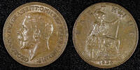 United Kingdom 1936 Farthing Great Britain George V (1910-1936) Bronze aUNC KM# 825 (26 803) -