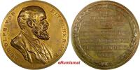 Austria Bronze AUSTRIA Medal 1885 by Stefan Schwartz Death Rudolph von Eitelberger (057) -