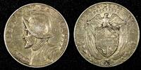 Panama 1/10 Balboa Panama Silver 1931 Mintage-200.000 Philadelphia Mint KM# 10.1 (925) -