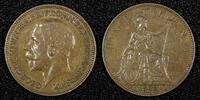 United Kingdom 1933 Farthing Great Britain George V (1910-1936) Bronze ch.XF KM# 825 (26 805) -