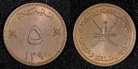 Oman 5 Baisa 1970 Muscat & Oman Said bin Taimur Bronze 1390 (1970)  1 Ye... 4,25 EUR  + 12,88 EUR frais d'envoi