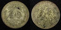 50 Centavos 1920 Mexico ESTADOS UNIDOS MEXICANOS Silver 1937 M  KM# 447 (27 242) Uncertified