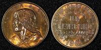 Panama 1 Centesimo PANAMA Bronze 1961 1st Year Type Mexico City Mint UNC KM# 22 ( 402) -
