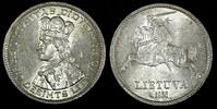 Lithuania Lithuania Silver 1936 10 Litų Vytautas 32mm 1 Year Type aUNC KM# 83 (27 358) -
