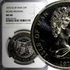 Canada 25 Pence Isle Of Man 1972 25th Wedding NGC MS68 TOP GRADED KM# 25 (43) -