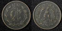 1 Centavo Mexico ESTADOS UNIDOS MEXICANOS Bronze 1912 Mo  KM# 415 (444) Uncertified