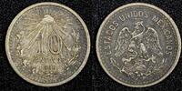 10 Centavos Mexico ESTADOS UNIDOS MEXICANOS Silver 1906 M  KM#428 (27 296) Uncertified