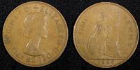 Unknown 1 Penny Great Britain Elizabeth II Bronze 1966 KM# 897 (27 284) -