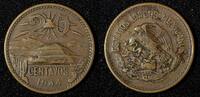 Mexico 20 Centavos Mexico ESTADOS UNIDOS MEXICANOS Bronze 1944 KM# 439 (27 585) -