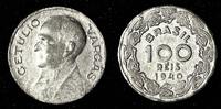 Brazil 100 Reis BRAZIL Dr. Getulio Vargas Copper-Nickel 1940 KM# 544 ( 27 603) -