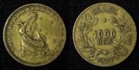 Brazil 1000 Reis Brazil Aluminum-Bronze 1927 KM# 525 (27 616) -