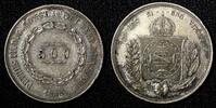 Brazil 500 Reis Brazil Pedro II (1831-1889) Silver 1858 Nice Toned ch.XF KM# 464 (498) -