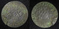 Brazil 20 Reis BRAZIL João VI Copper 1822 R 30mm Last Year Type KM# 316.1 (27 493) -
