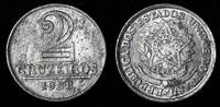 Brazil 2 Cruzeiros BRAZIL Aluminum 1958 KM# 571 (27 658) -