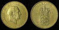 Denmark 1 Krone 1957 DENMARK Frederik IX Aluminum-Bronze 1957 C S  KM# 8... 4,29 EUR  + 12,88 EUR frais d'envoi