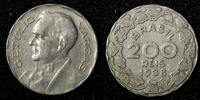 Brazil 200 Reis BRAZIL Copper-Nickel 1938 Getúlio Dornelles Vargas KM# 545 (27 771) -