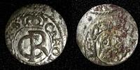 Sweden Solidus Livonia Riga CARL XI of Sweden (1660-1697)Silver 1662 Schilling KM#55(6) -