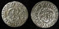 Sweden Solidus Livonia Riga CARL XI of Sweden (1660-1697)Silver 1661 Schilling KM#55(4) -
