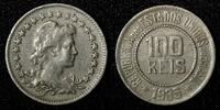 Brazil 100 Reis BRAZIL Copper-Nickel 1935 Rio de Janeiro Mint KM# 518 (27 782) -