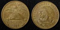 Mexico 20 Centavos MEXICO Bronze 1966 Mo Nice Coin KM# 440 (27 534) -