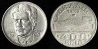 Brazil 400 Reis Brazil Oswaldo Cruz Copper-Nickel 1937 KM# 539 (27 774) -