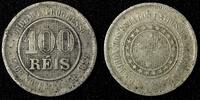 Brazil 100 Reis BRAZIL Copper-Nickel 1897 27 mm KM# 492 (27 813) -