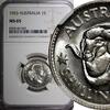 Australia 1 Shilling Australia Elizabeth II Silver 1953 Royal Mint NGC MS65 KM# 53 (043) -