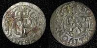Sweden Solidus Livonia Riga CARL XI of Sweden (1660-1697)Silver 1663 Schilling KM#55(3) -