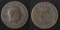 India Bronze India-Portuguese Charles I 1903 1/4 Tanga Lisboa mint KM# 15 (27 987) -
