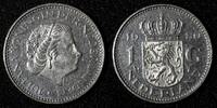 Netherlands 1 Gulden Netherlands Juliana Nickel 1980 25 mm Last Year KM# 184a (27 947) -