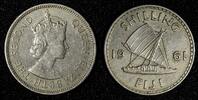 Fiji 1 Shilling 1961 Fiji Elizabeth II Copper-Nickel 1961  KM# 23 (27 97... 8,16 EUR  + 12,88 EUR frais d'envoi