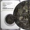 Italy 1 Real SPAIN Castile and Leon Henry IV Seville Silver (1454-74) NGC GRADED (04) -