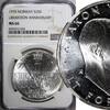 Norway 25 Kroner Norway Olav V Silver 1970 NGC MS66 Anniversary of Liberation KM#414(0) -