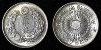 Japan 20 Sen Japan Meiji (1867-1912) Silver Year 39 (1906) aUNC Y# 30 (28 068) -