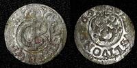 Sweden Solidus Livonia Riga CARL XI of Sweden (1660-1697)Silver 1663 Schilling KM#55(1) -