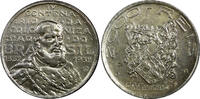 Brazil 2000 Reis Brazil Silver 1932 400th Anniversary of Colonization KM# 532 (212) -