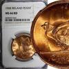 Ireland 1968 Penny Ireland Republic Bronze NGC MS66 RD NICE RED Hen with chicks KM11 (3) -